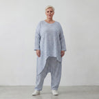 AKH Fashion 7233-Breezy, Blau-Weiß