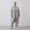 AKH Fashion Shirt 7233 Breezy, Grau-Weiß