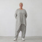 AKH Fashion Shirt 7233 Breezy, Grau-Weiß