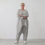 AKH Fashion Shirt 7233 Breezy, Grau-Weiß