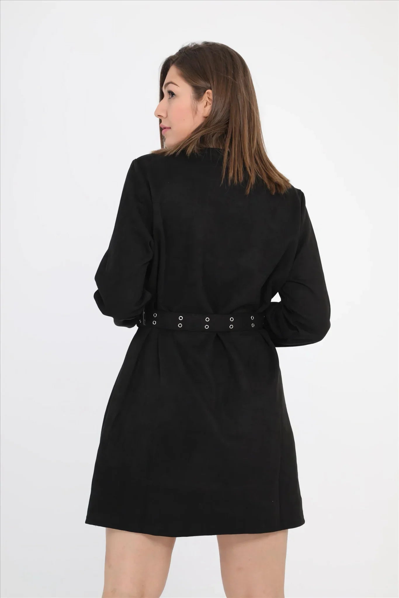 Pomme Rouge Kleid C6158, Schwarz