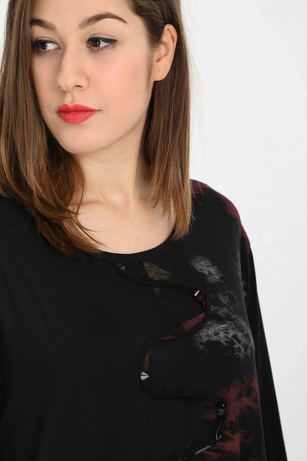 PMR C6176 Shirt, Black-Multi