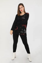 PMR C6176 Shirt, Black-Multi