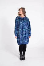 PMR C6517 Kleid, Blau