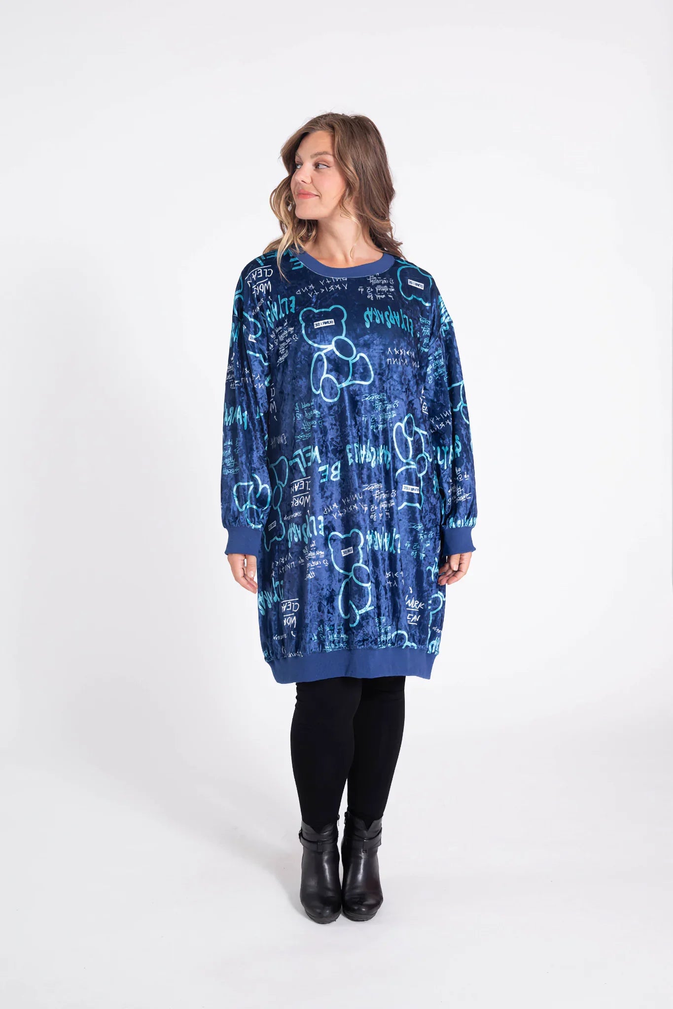 PMR C6517 Kleid, Blau