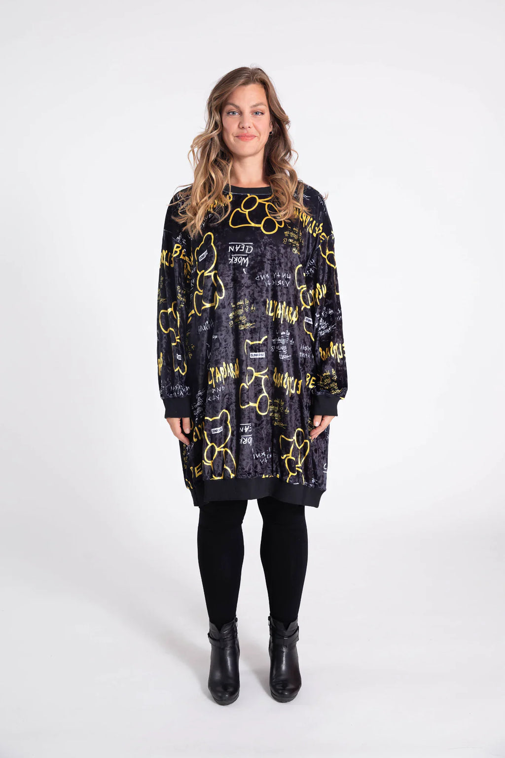 PMR C6517 Kleid, Schwarz
