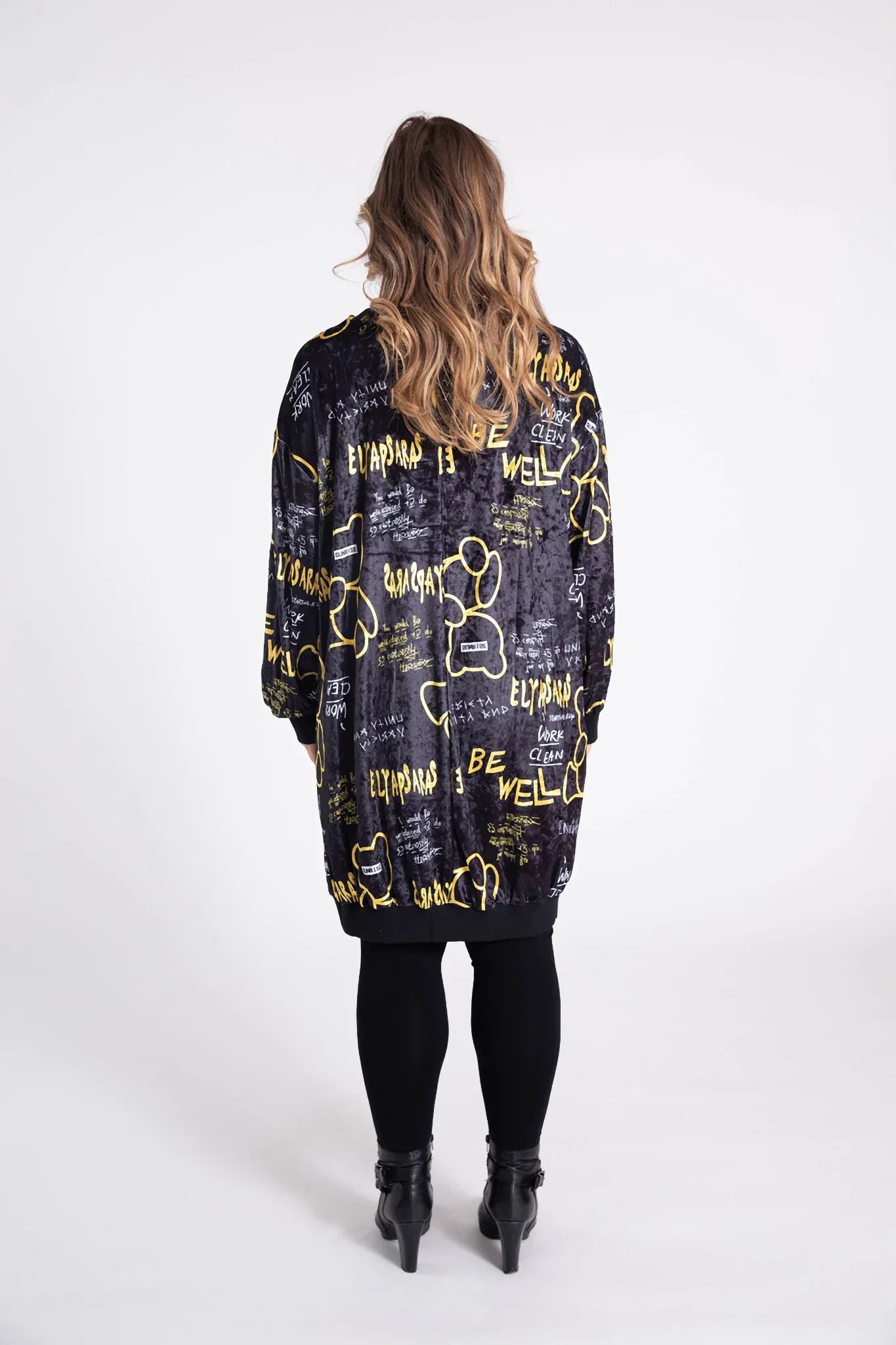 PMR C6517 Kleid, Schwarz