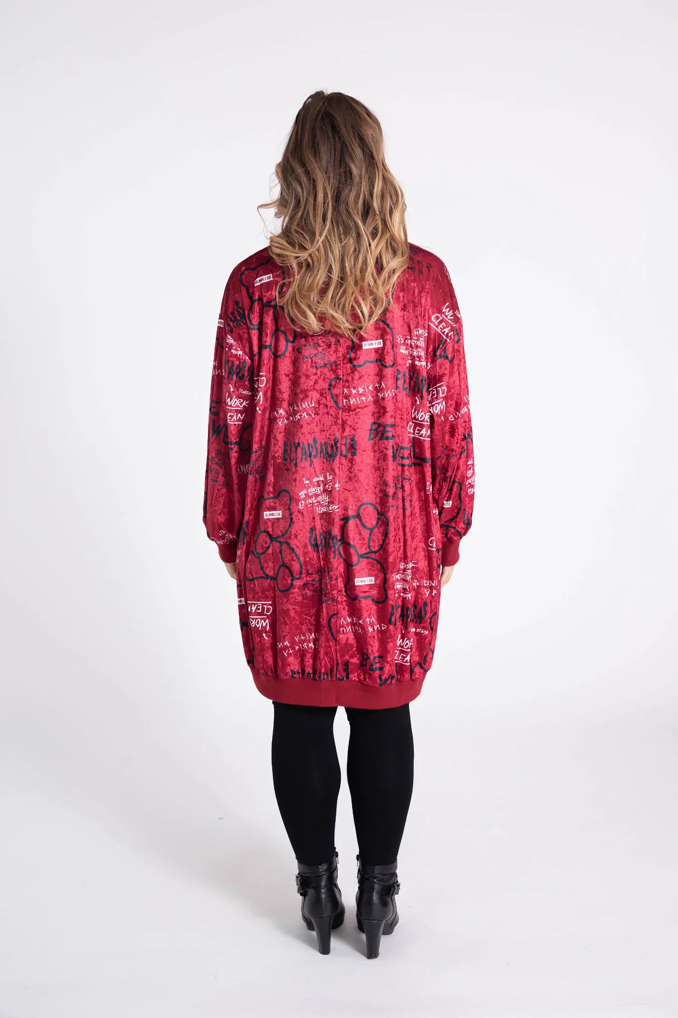 Pomme Rouge Kleid C6517, Rot