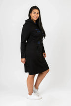 Pomme Rouge Kleid C6586, Schwarz/Blau