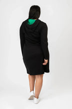 Pomme Rouge Kleid C6586, Schwarz/Grün