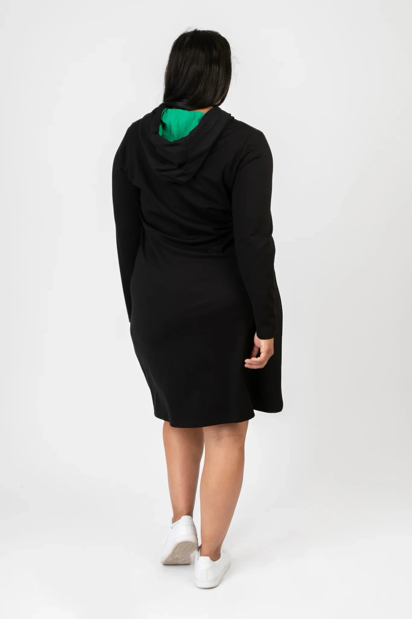 Pomme Rouge Kleid C6586, Schwarz/Grün