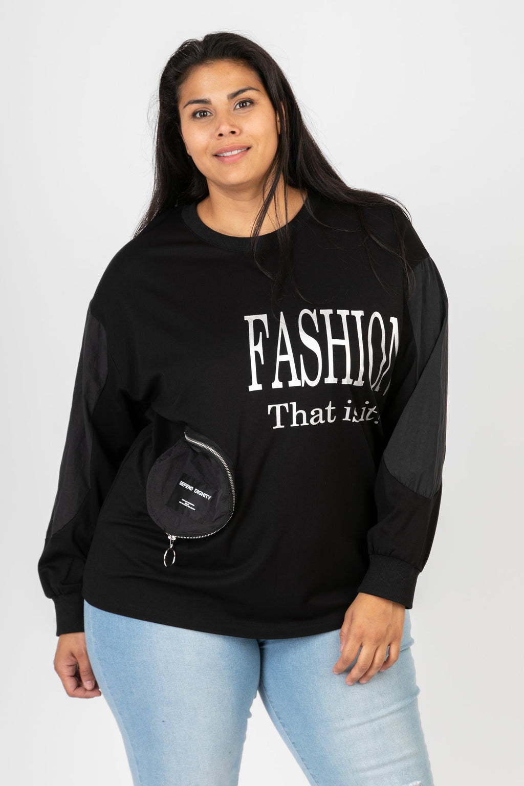 Pomme Rouge Shirt C6589, Schwarz/Weiß