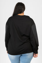 Pomme Rouge Shirt C6589, Schwarz/Weiß