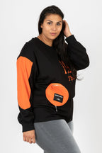 Pomme Rouge Shirt C6589, Orange/Schwarz