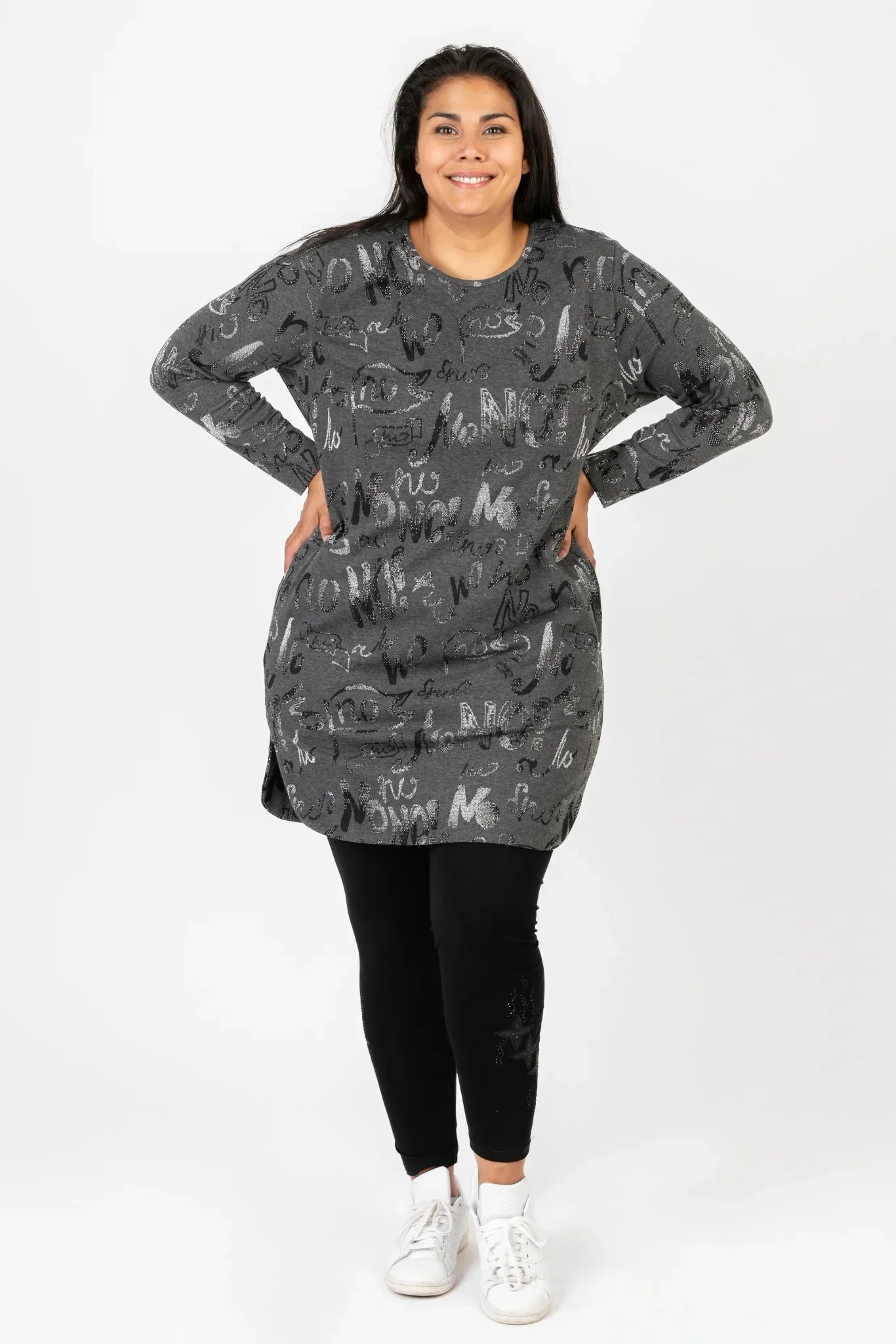 PMR C6593 Shirt, Grau-Schwarz