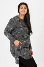 PMR C6593 Shirt, Grau-Schwarz