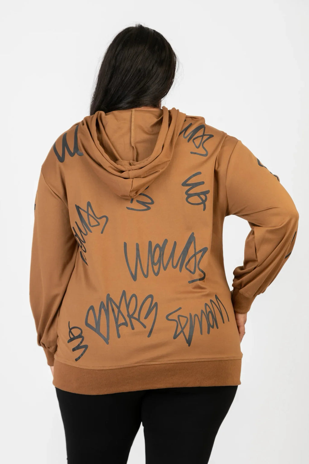 Pomme Rouge Hoody C6618, Cognac/Schwarz