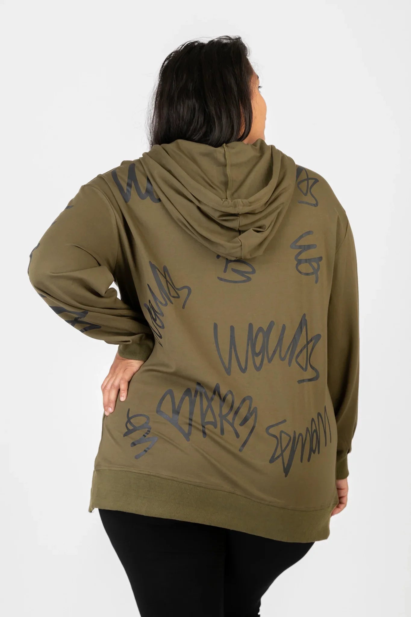 Pomme Rouge Hoody C6618, Olive/Schwarz