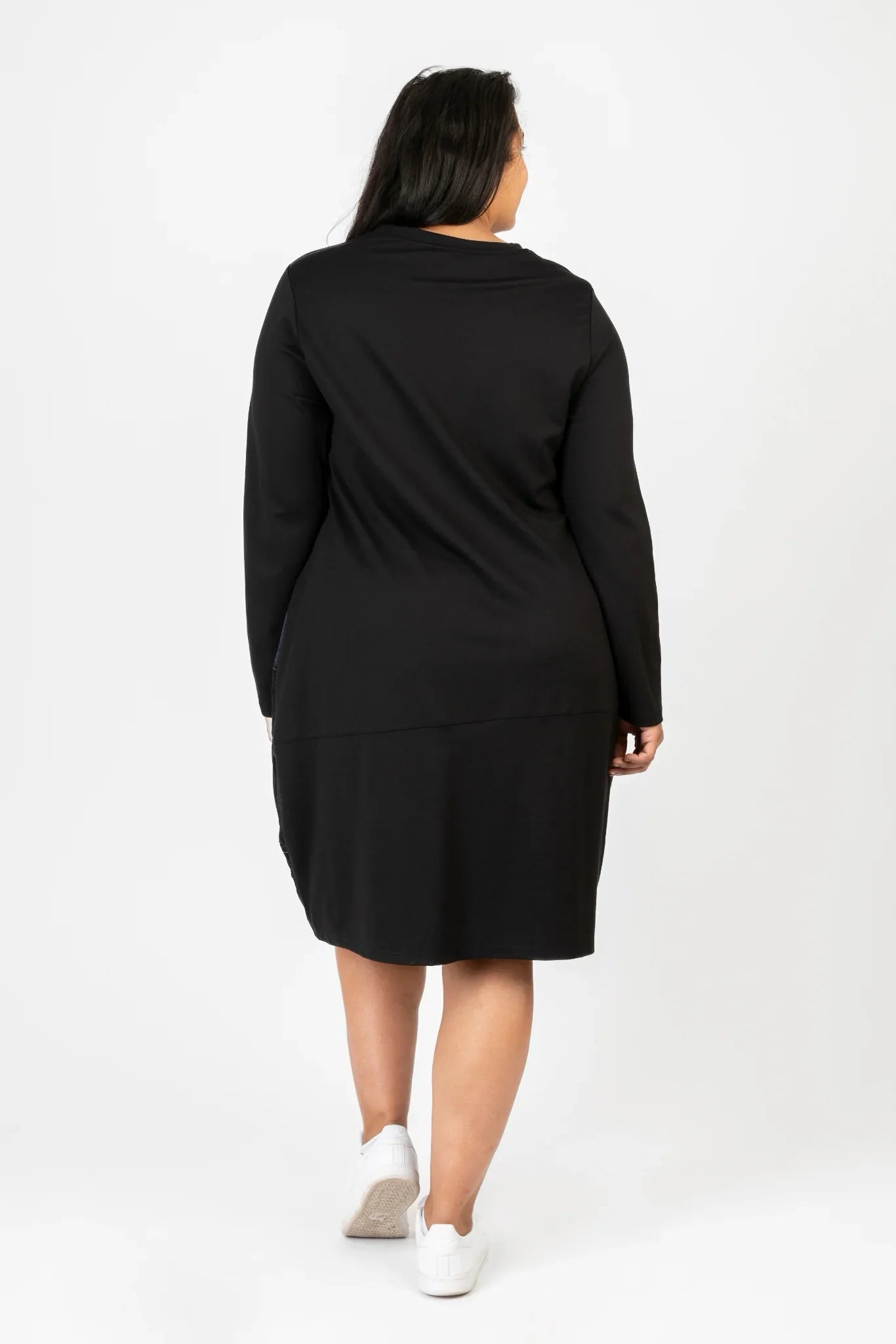 Pomme Rouge Kleid C6623, Schwarz/Blau