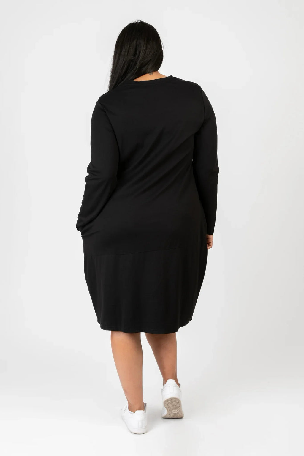 Pomme Rouge Kleid C6623, Schwarz/Rot