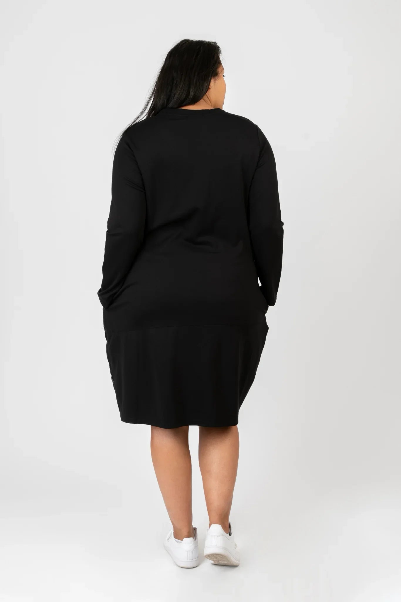 Pomme Rouge Kleid C6623, Schwarz/Grün