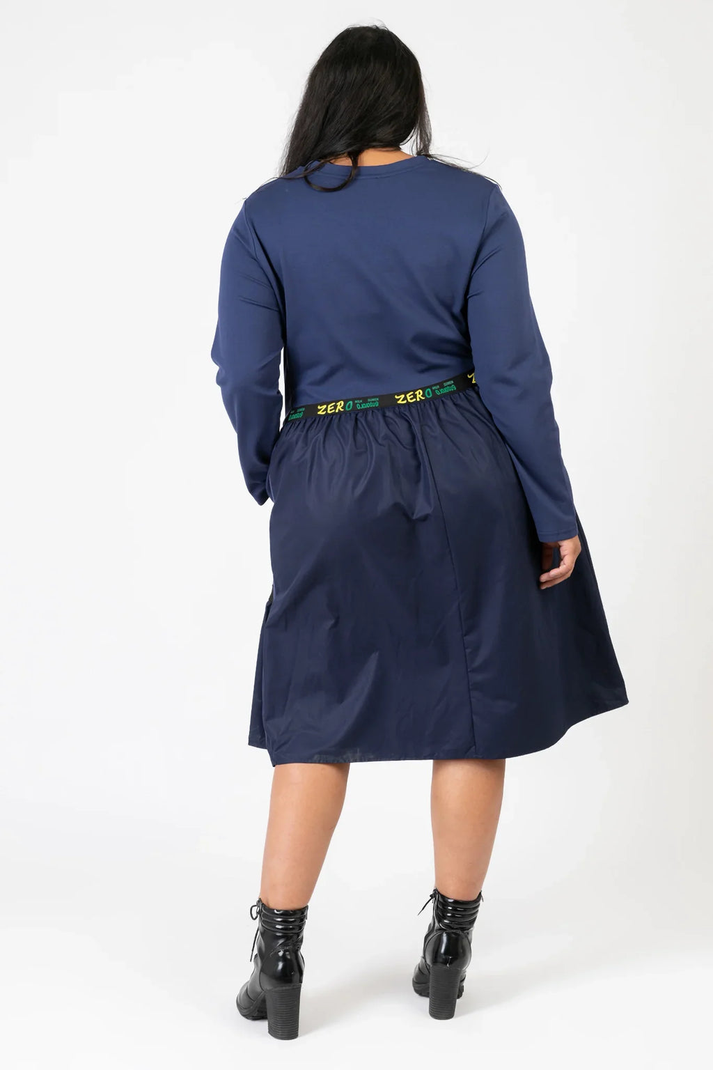 Pomme Rouge Kleid C6629, Blau/Multi