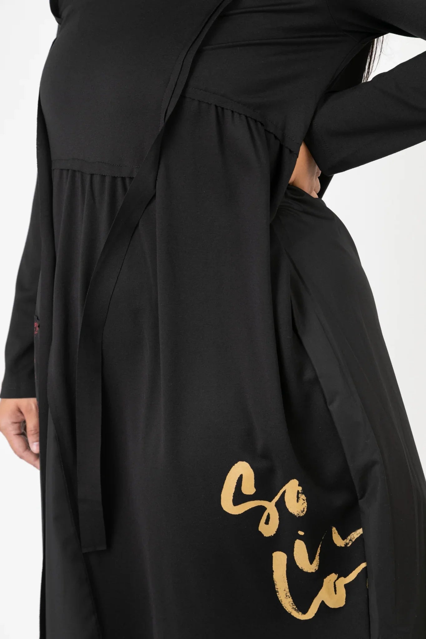 PMR C6637 Dress, Black-Multi