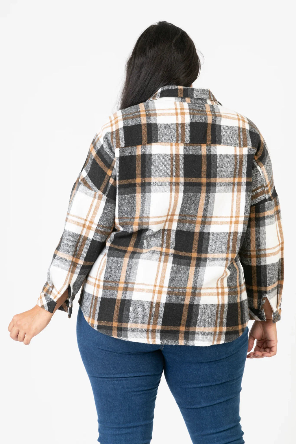 PMR C6650 Jacke, Schwarz-Weiß-Beige