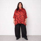 AKH Premium · Blusa · Calypso · 7116 · Rosso/Nero