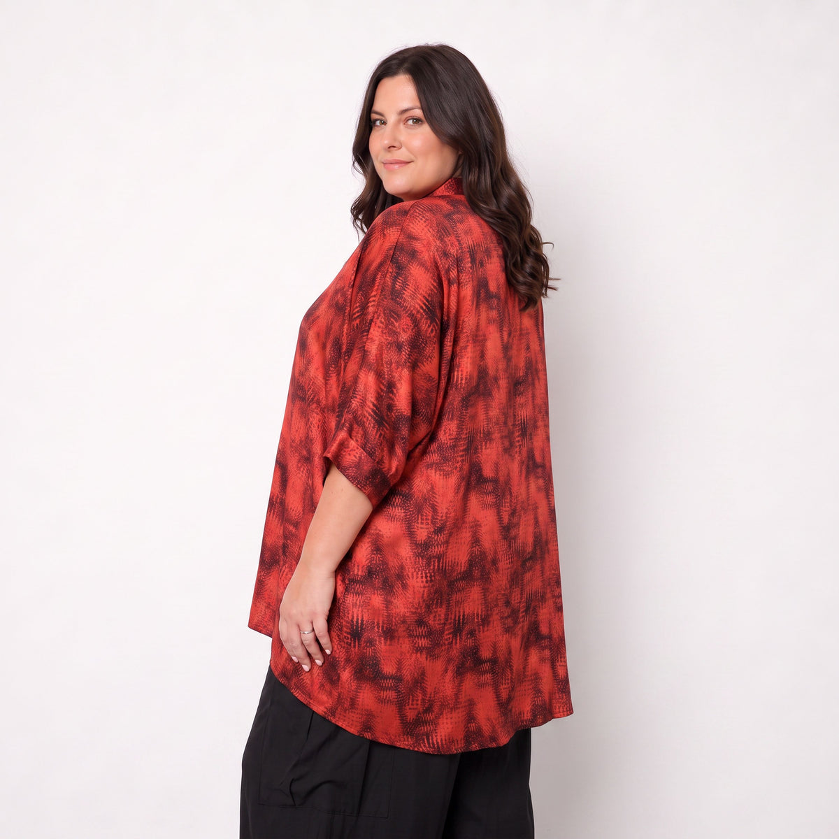 AKH Premium · Blusa · Calypso · 7116 · Rosso/Nero