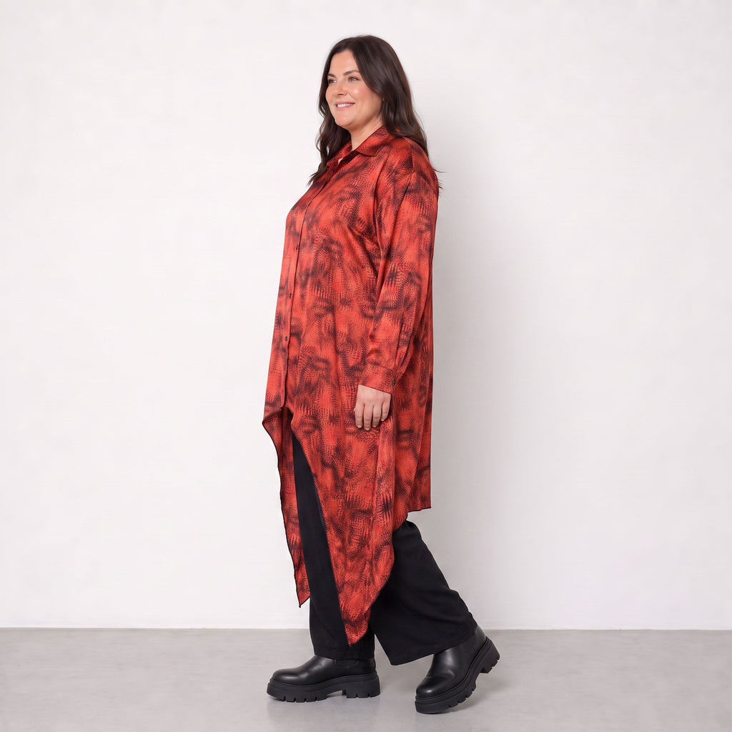 AKH Premium · Blouse · Calypso · 7135 · Red/Black