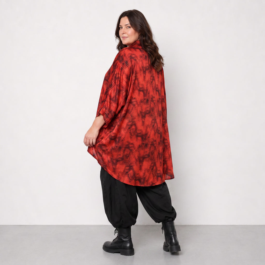 AKH Premium · Blouse · Calypso · 7146 · Red/Black