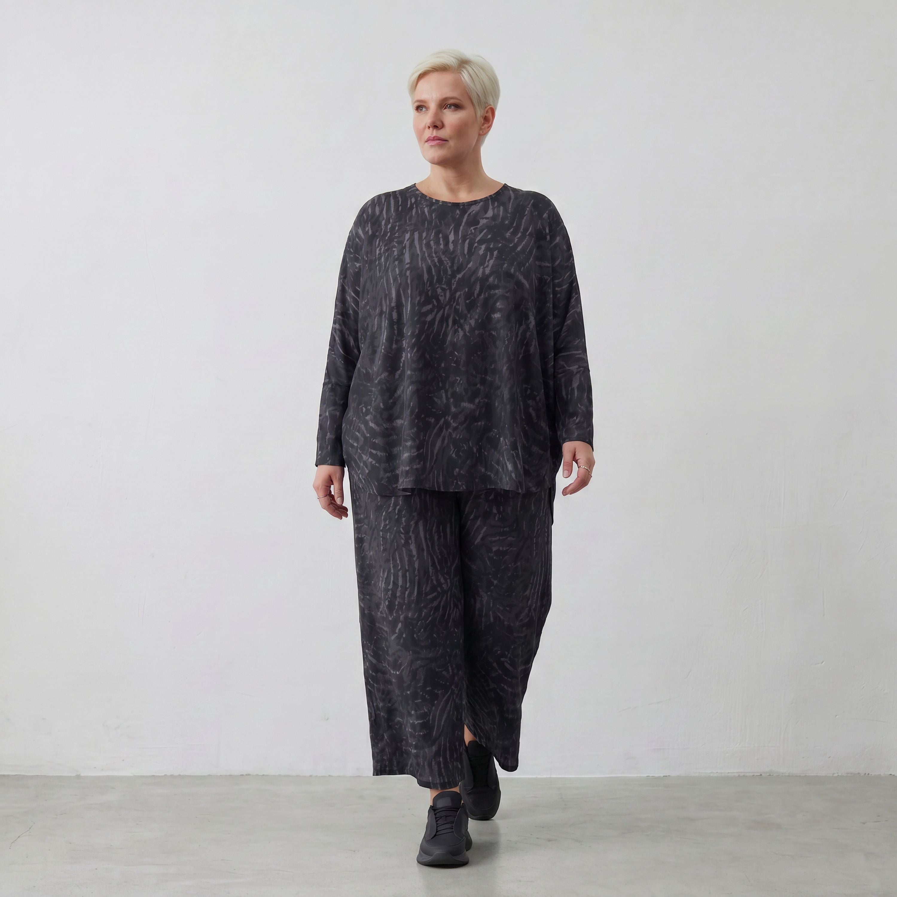 AKH Fashion Shirt 1916 Caramba, Dunkelgrau-Schwarz