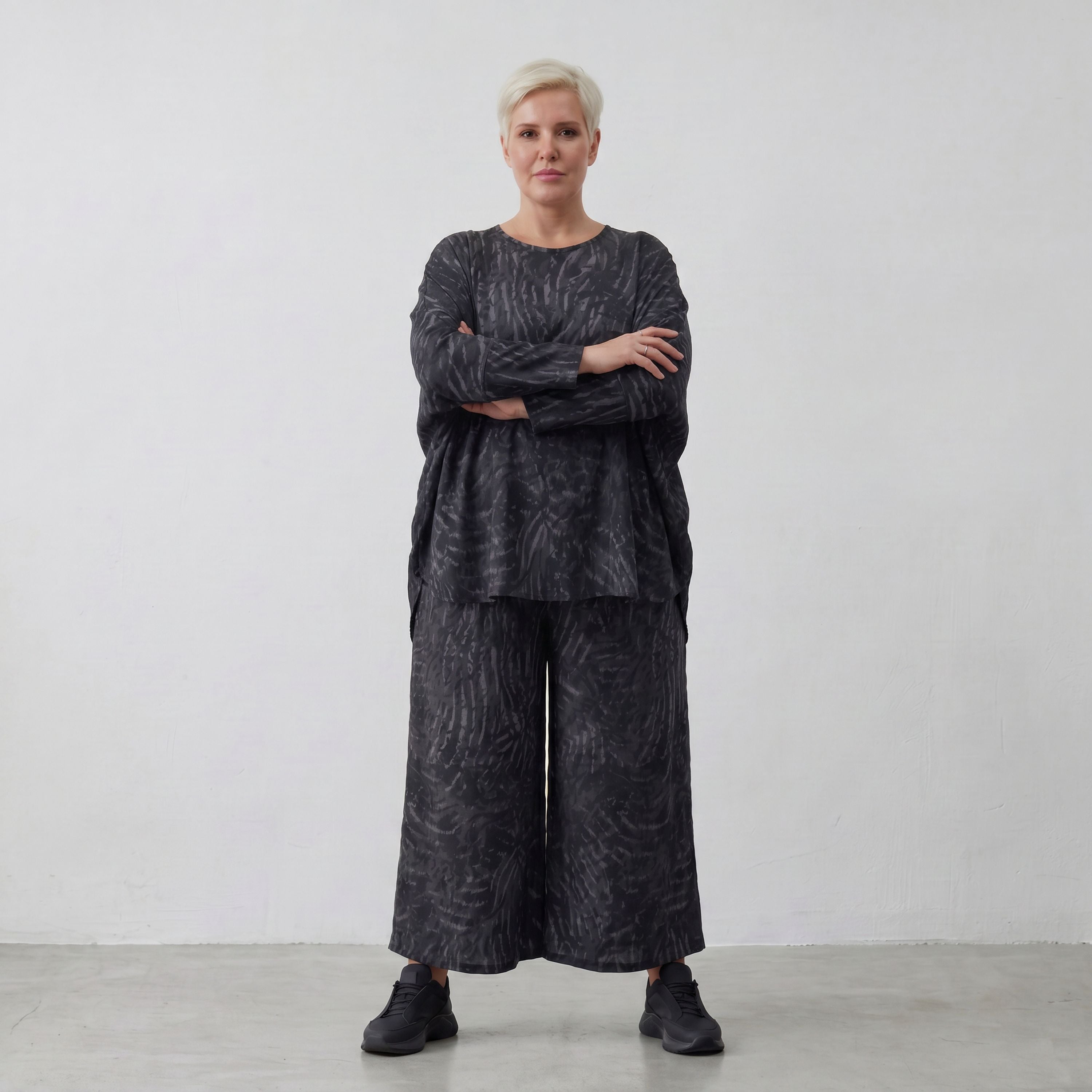 AKH Fashion Shirt 1916 Caramba, Dunkelgrau-Schwarz