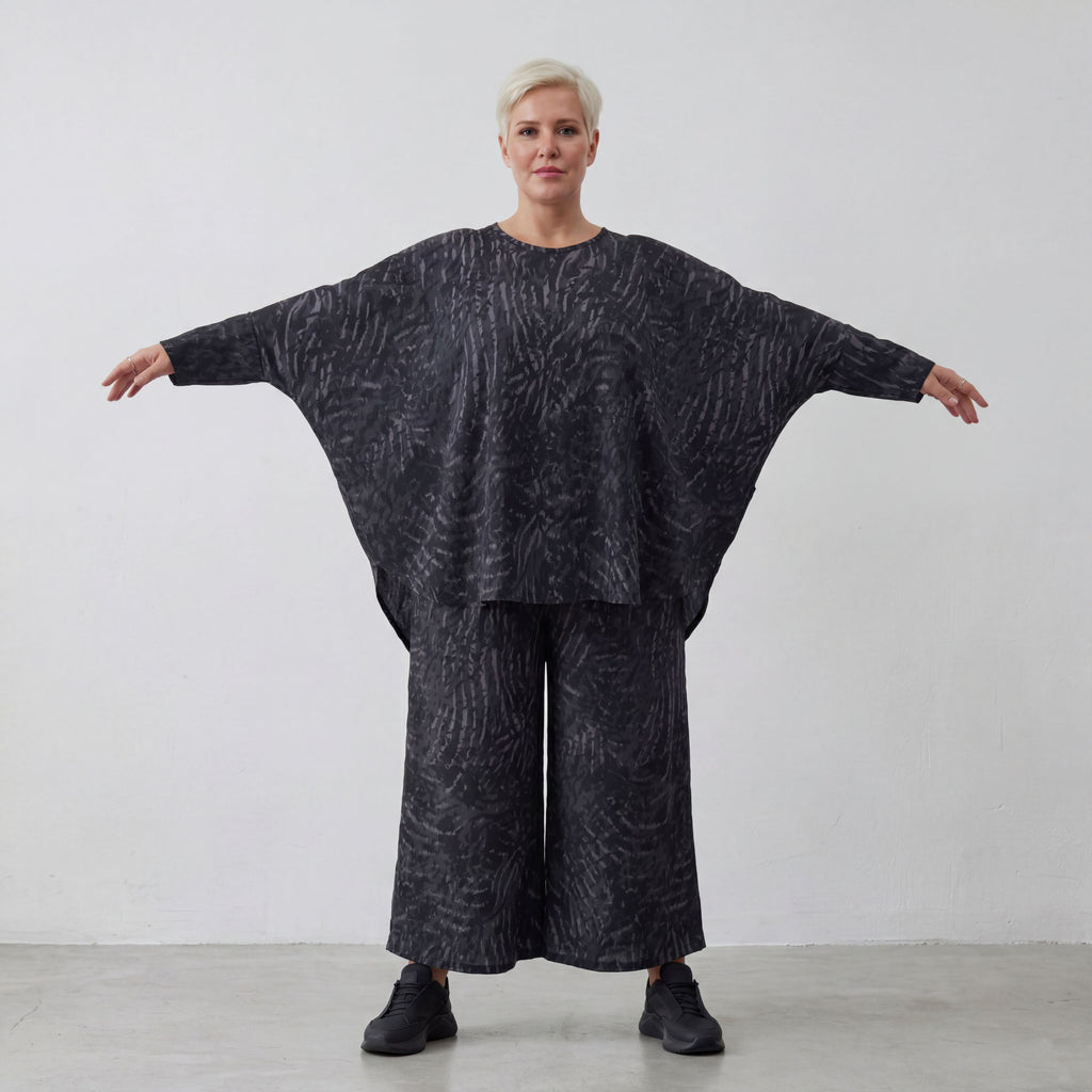 AKH Fashion Shirt 1916 Caramba, Dunkelgrau-Schwarz