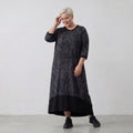 AKH Fashion Kleid 7235 Caramba, Dunkelgrau-Schwarz