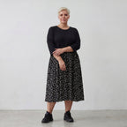 AKH 5911 Kleid, Schwarz-Weiß