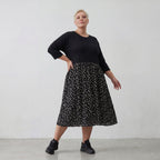 AKH 5911 Kleid, Schwarz-Weiß