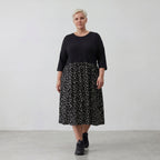 AKH 5911 Kleid, Schwarz-Weiß