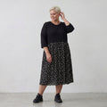 AKH 5911 Kleid, Schwarz-Weiß