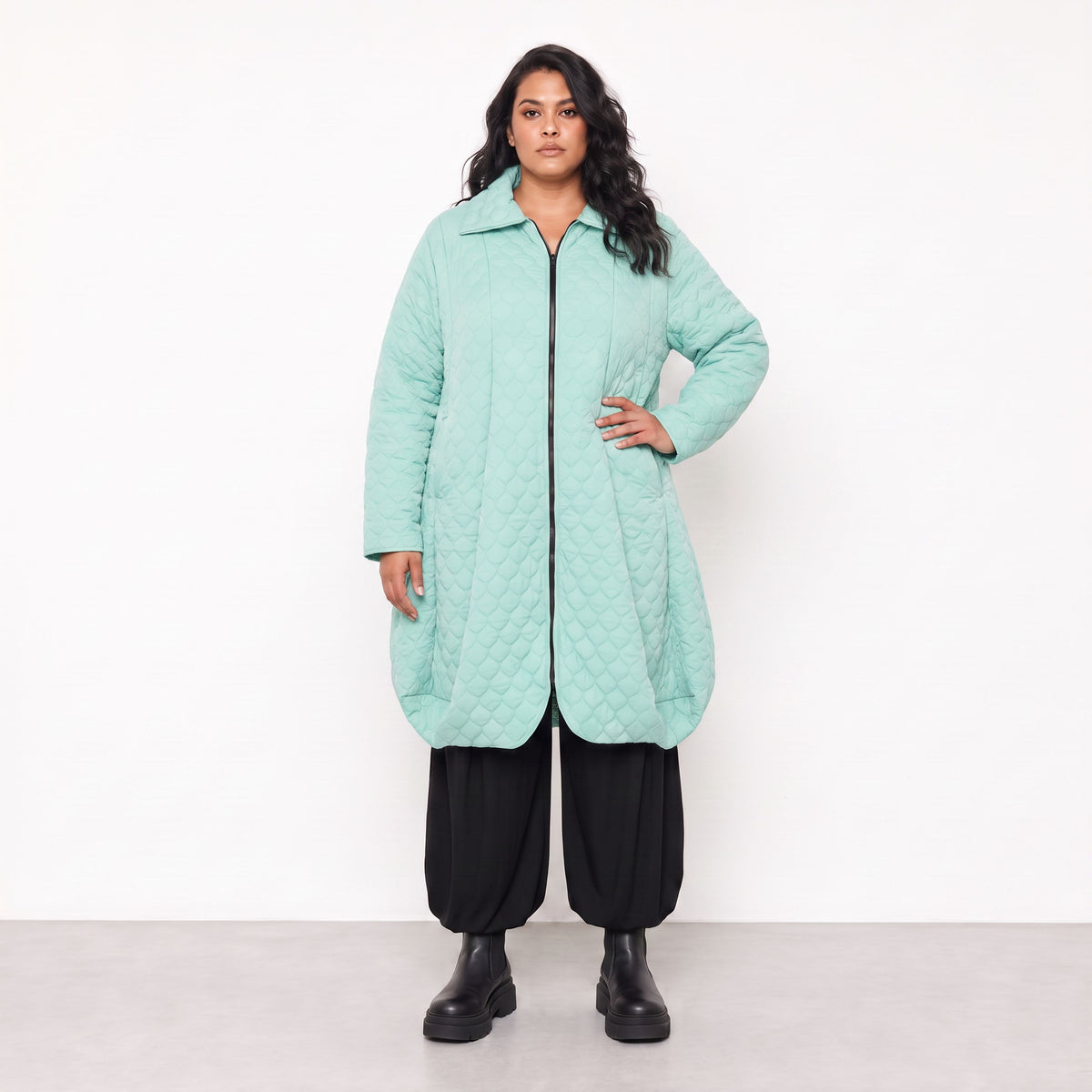 AKH Fashion · Mantel · Cloudy · 1424 · Mintgrün