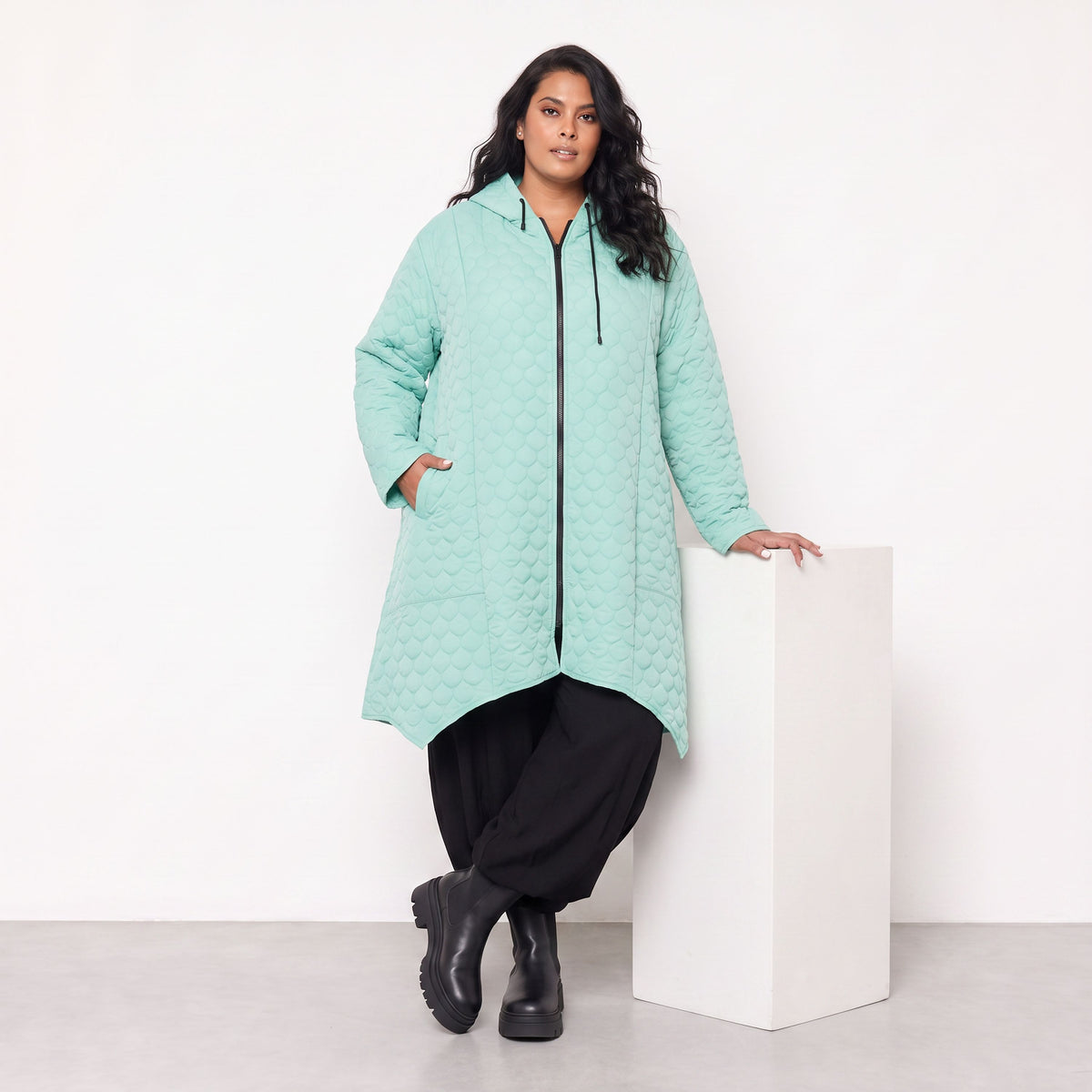 AKH Fashion · Cappotto · Cloudy · 7043 · Verde menta