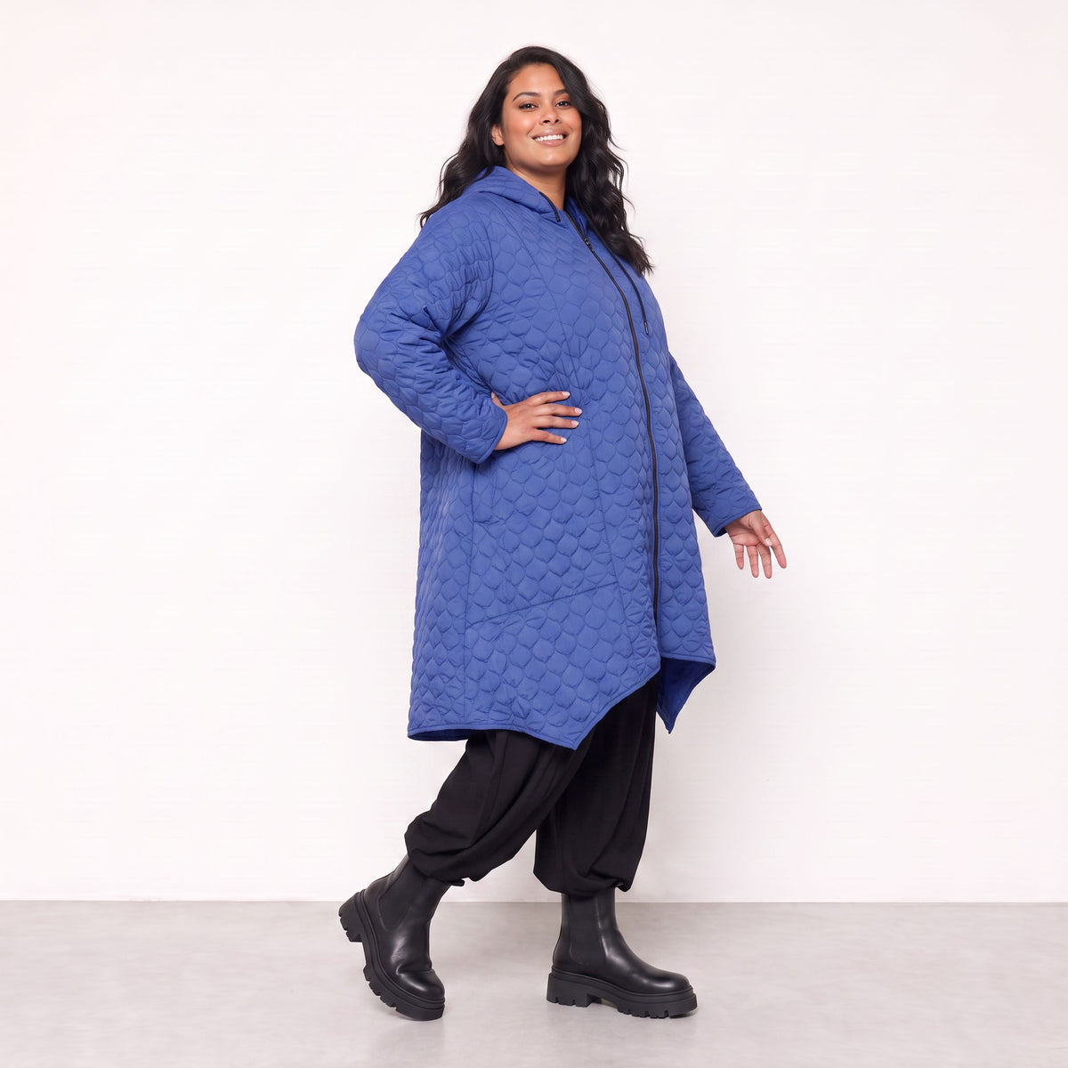 AKH Fashion · Manteau · Cloudy · 7043 · Bleu roi