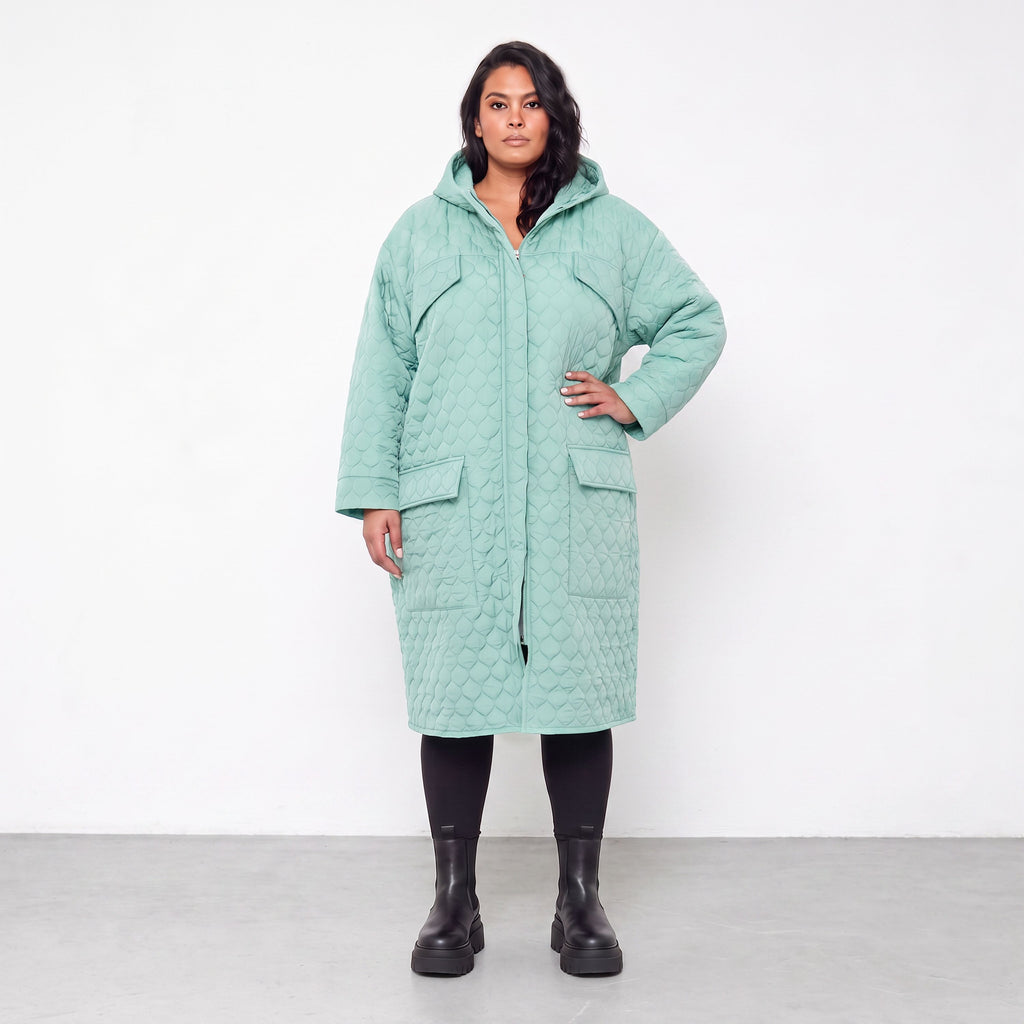 AKH Fashion · Cappotto · Cloudy · 7044 · Verde menta