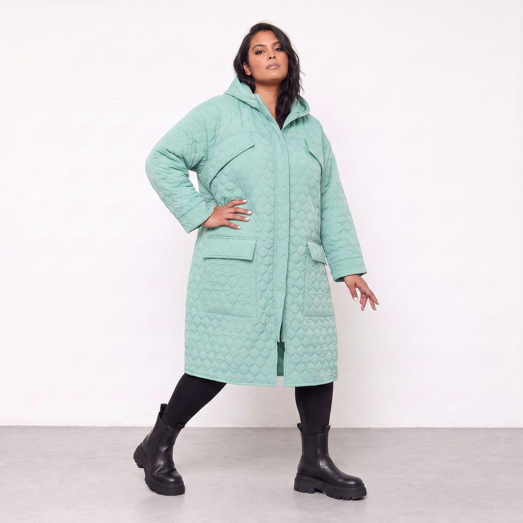 AKH Fashion · Cappotto · Cloudy · 7044 · Verde menta