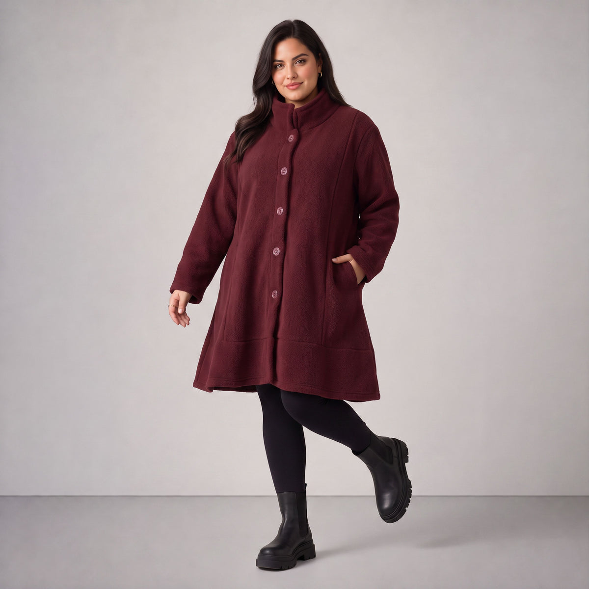 Rafay · Jacke · CuddlyHaniya · 2703R · TeddyWine