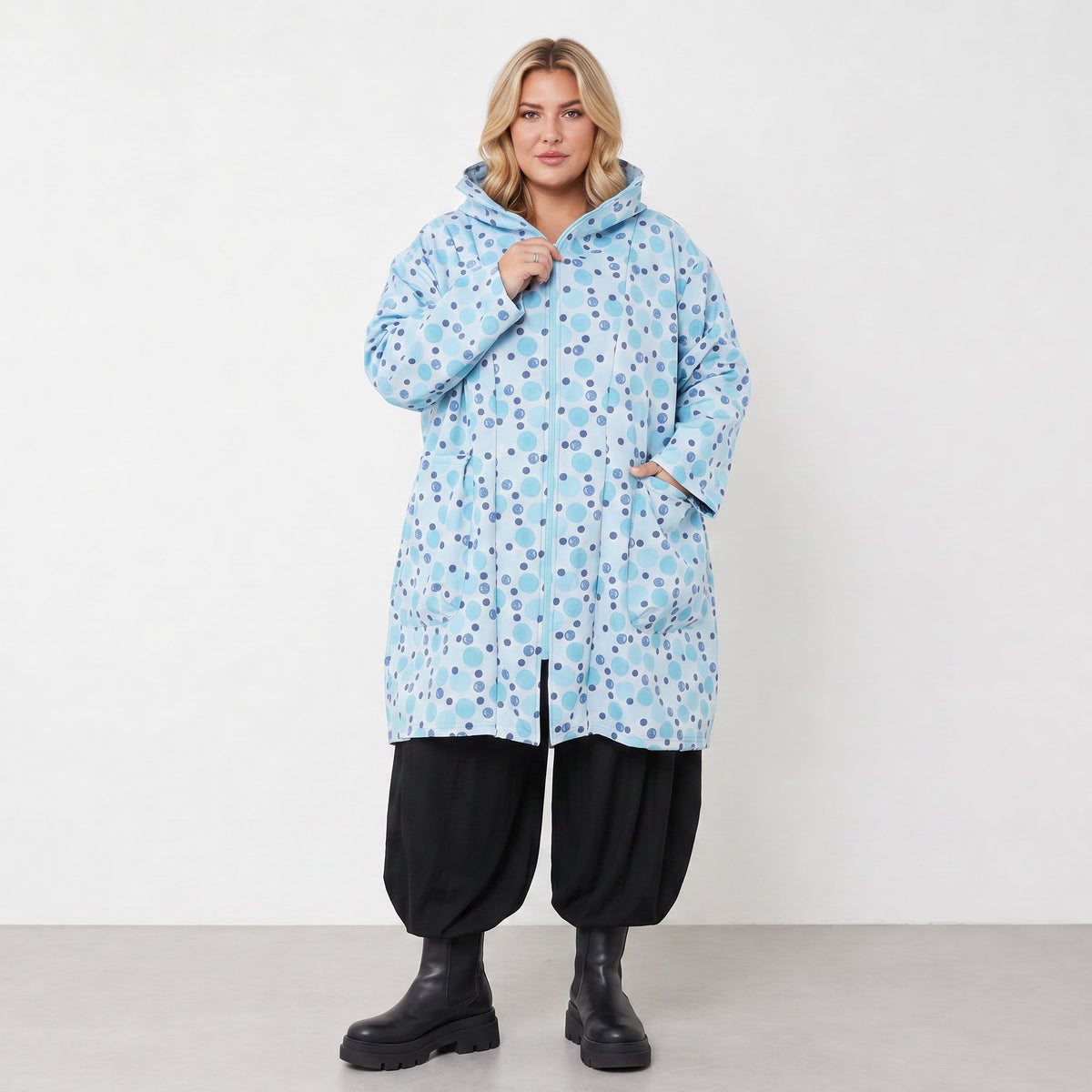 AKH Fashion · Coat · CurvyStorm · 2276 · Blue/Multi