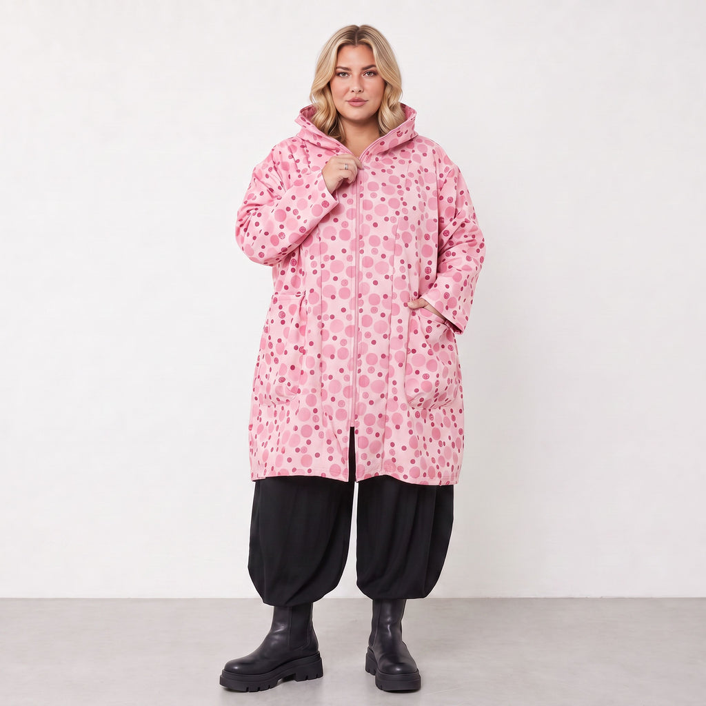 AKH Fashion · Coat · CurvyStorm · 2276 · Pink/Multi