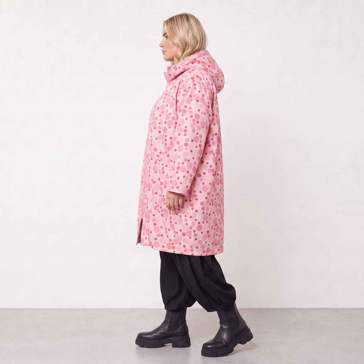 AKH Fashion · Coat · CurvyStorm · 2276 · Pink/Multi