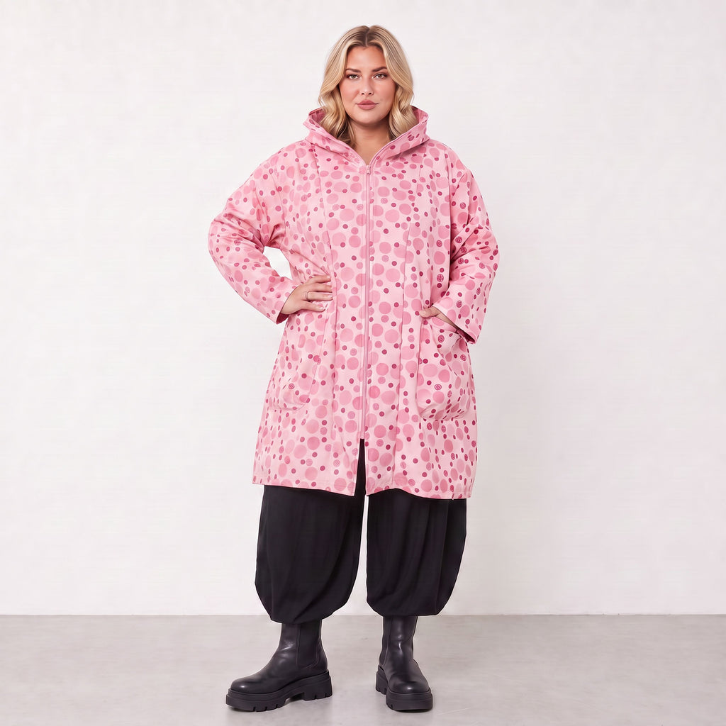 AKH Fashion · Coat · CurvyStorm · 2276 · Pink/Multi